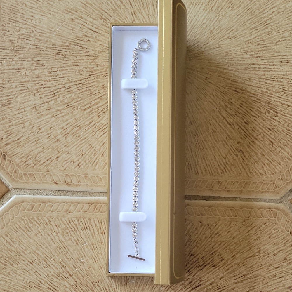 Cubic soconian 925 silver bracelet